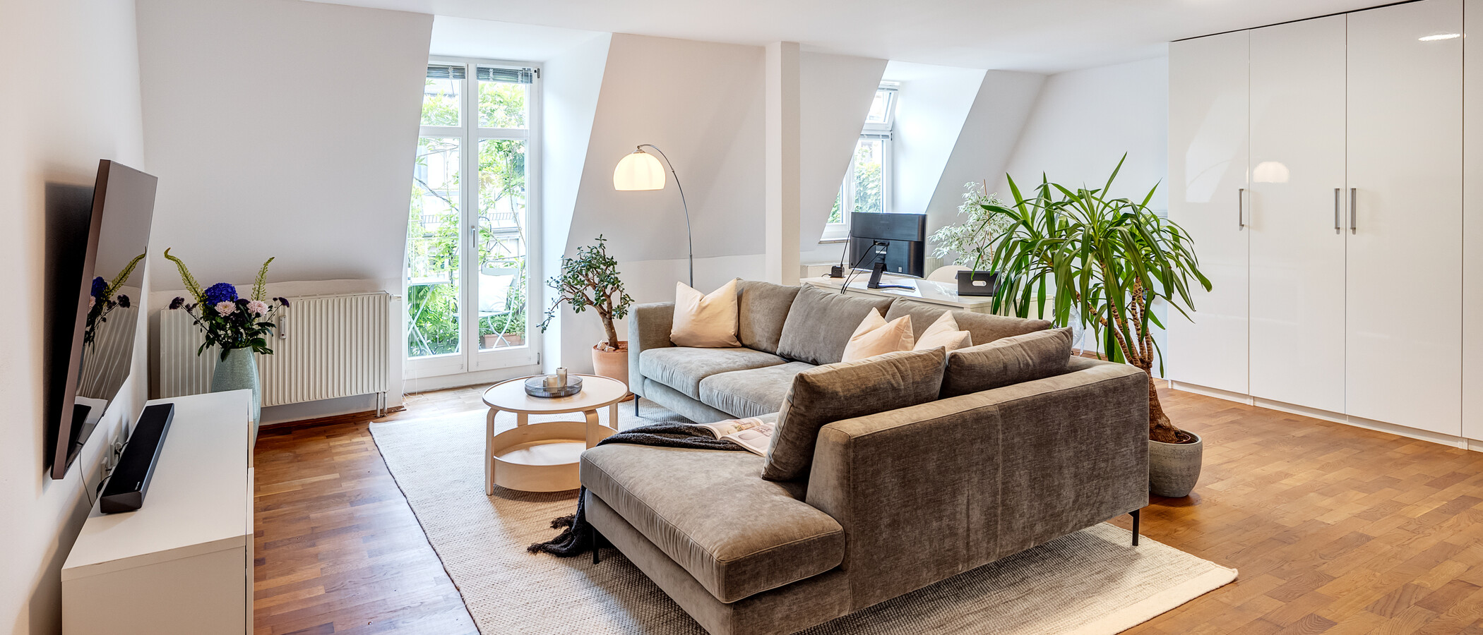 appartement München Haidhausen 01 pièce à vivre 14128