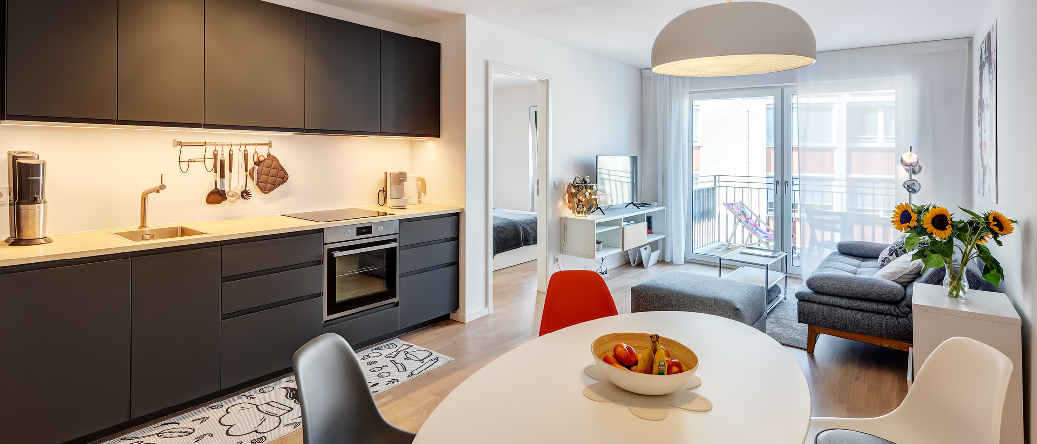 appartement München Neuhausen 01 pièce à vivre 14150
