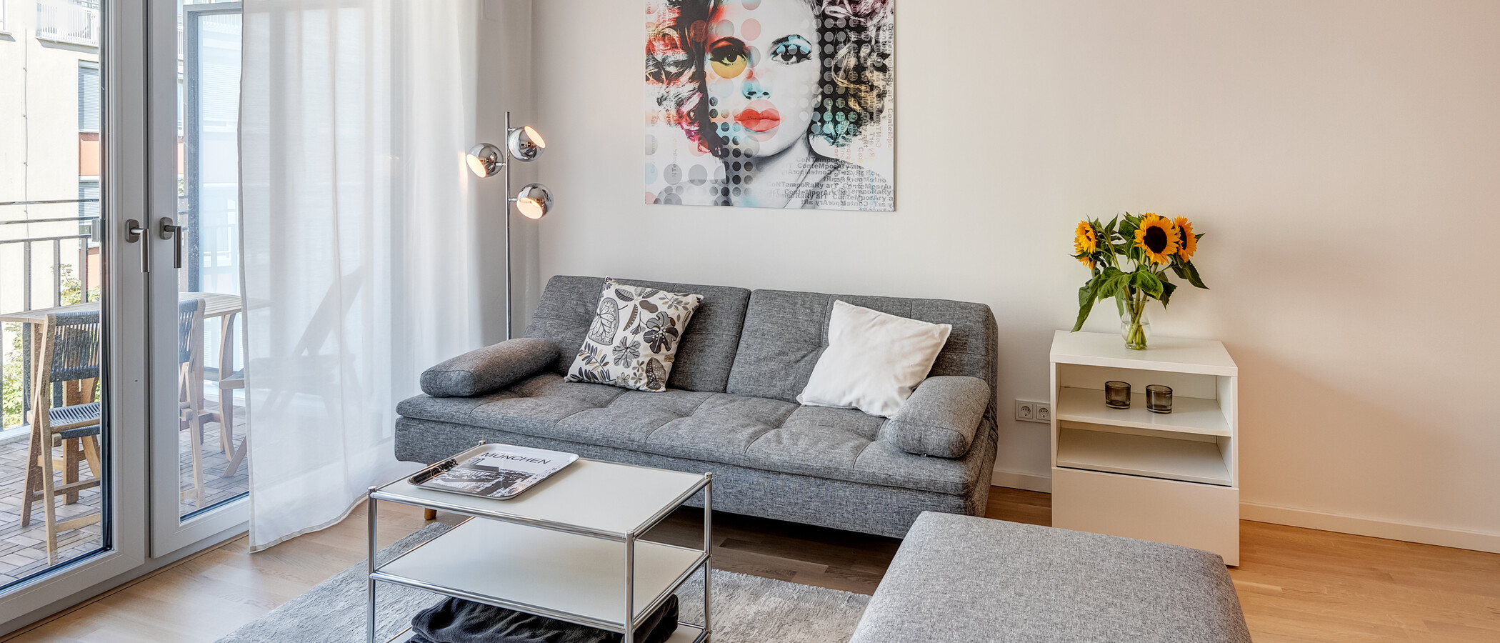appartement München Neuhausen 03 pièce à vivre 14150