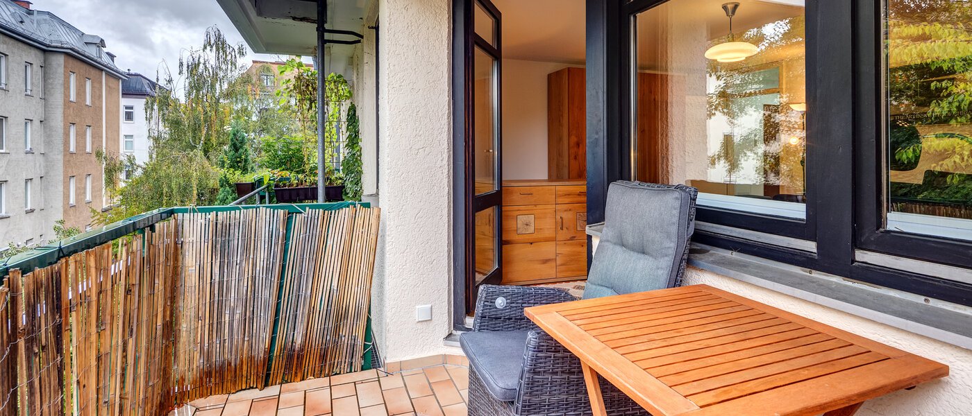 appartement München Maxvorstadt - Rund um den Josephplatz 01 balcon 14151