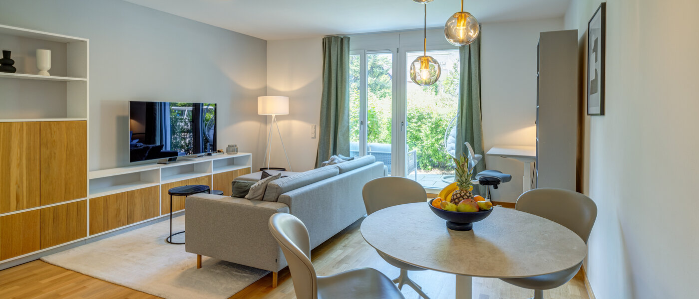 appartement München Obermenzing 01 pièce à vivre 14168