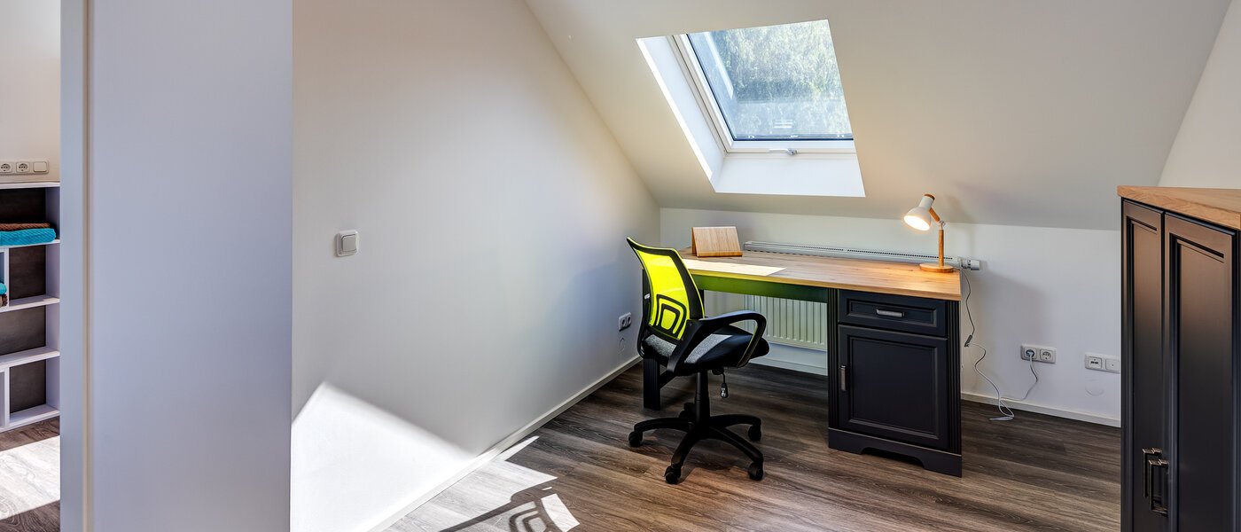 maison mitoyenne placée au milieu de la rangée Germering 04 Bureau/Chambre d’amis 14170