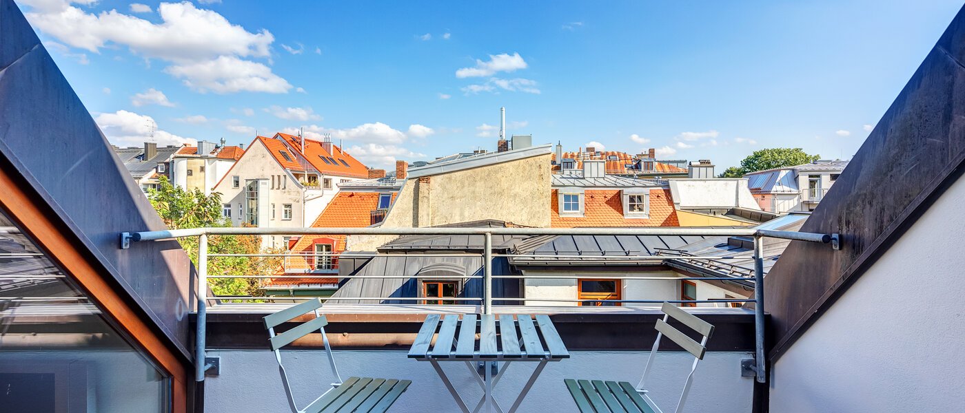 appartement sous les toits München Isarvorstadt 01 terrasse sur le toit 14172