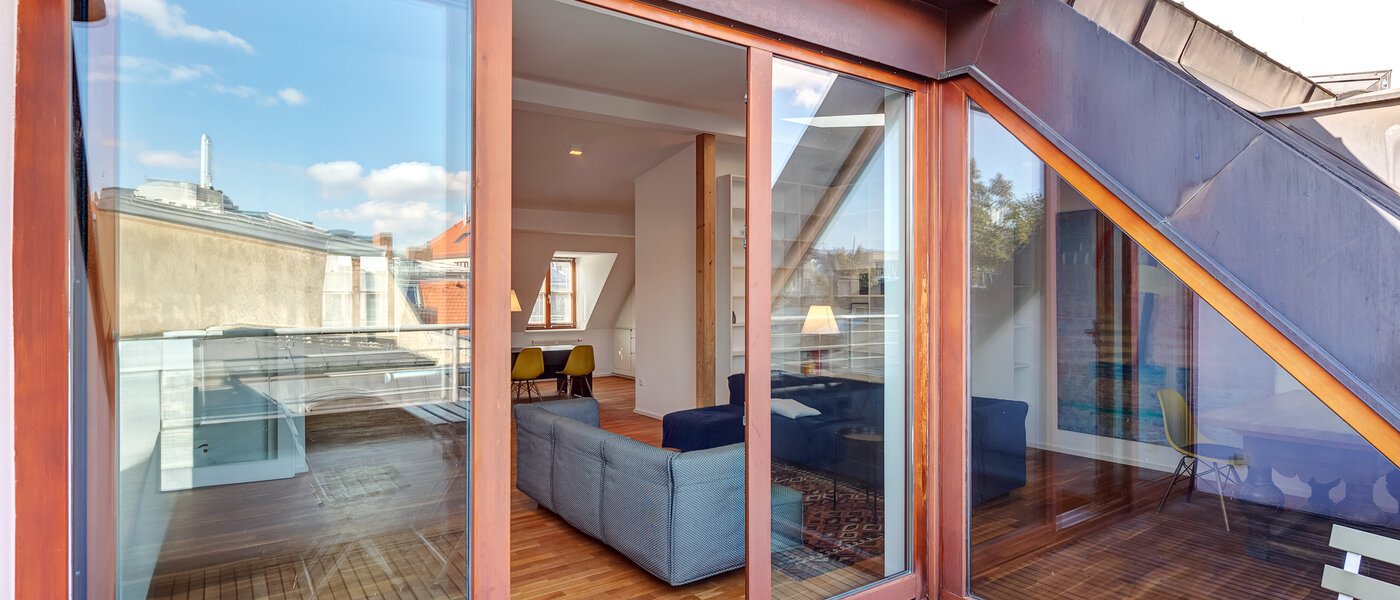 appartement sous les toits München Isarvorstadt 02 terrasse sur le toit 14172