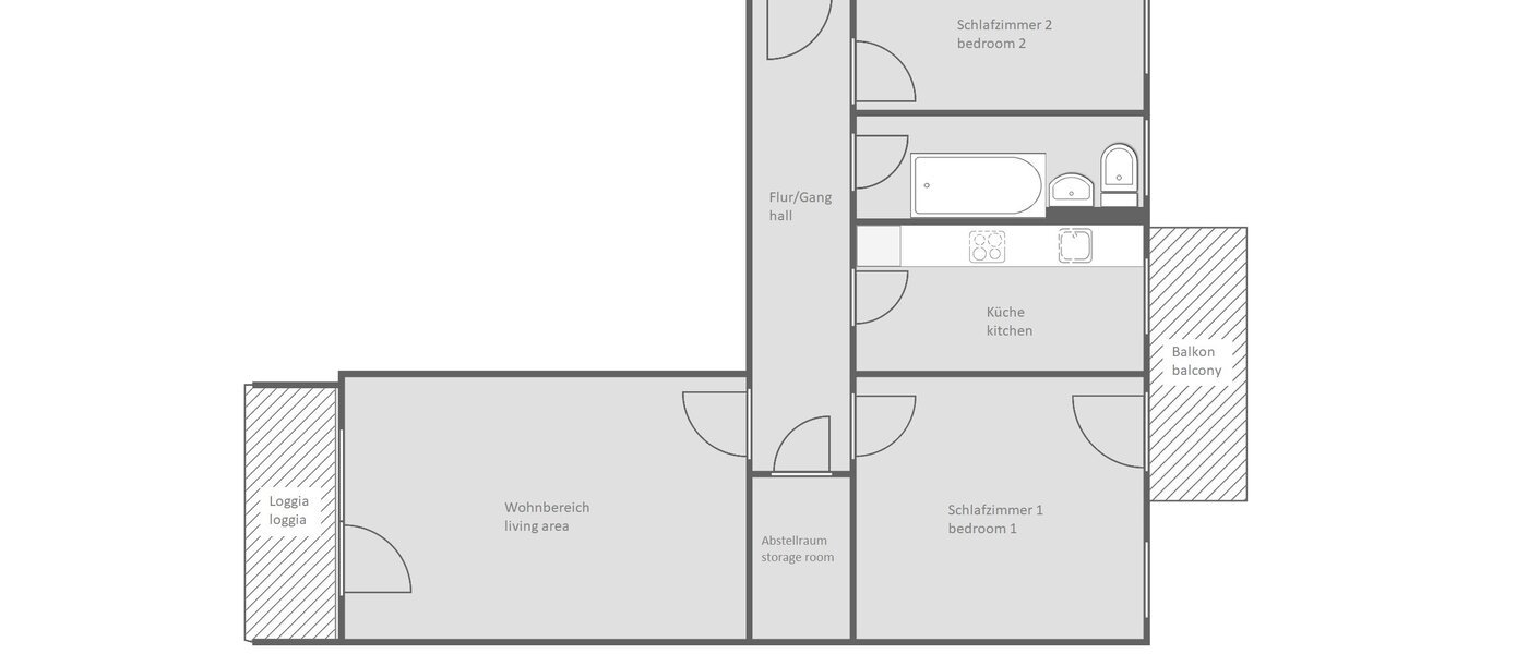 appartement München Schwabing-West 01 plan d'étage 14190