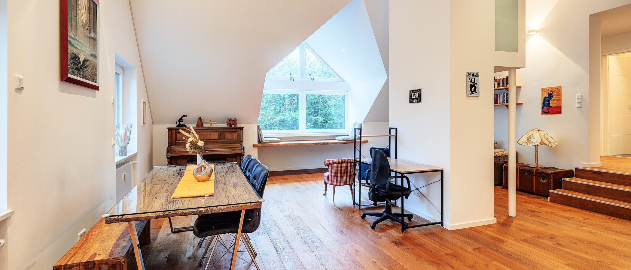 appartement style maisonnette München Solln 02 pièce à vivre 14193