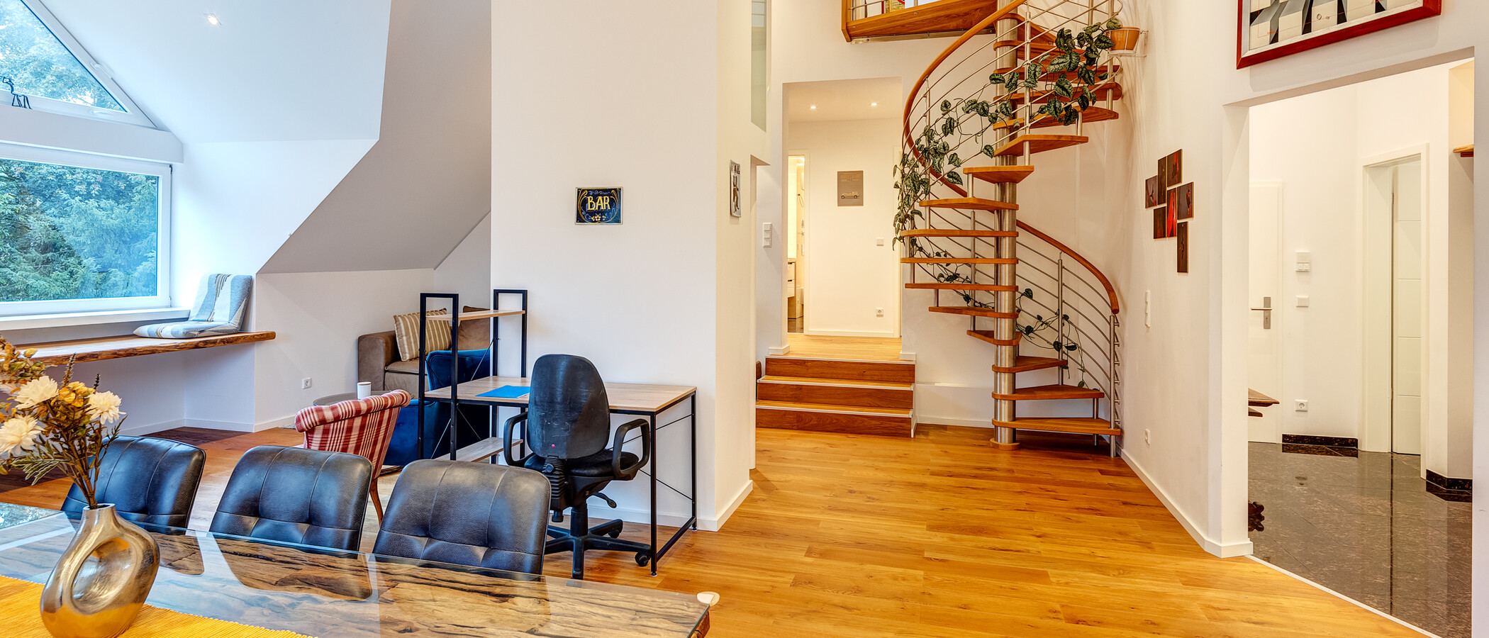 appartement style maisonnette München Solln 04 pièce à vivre 14193