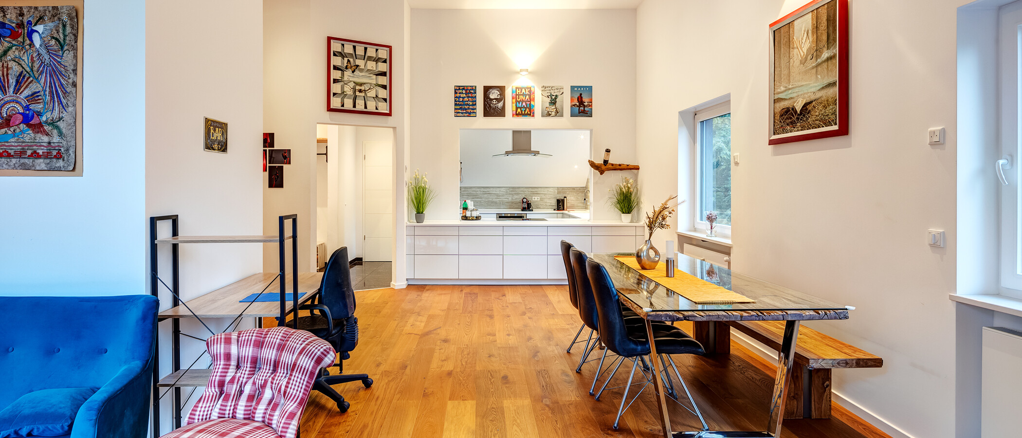 appartement style maisonnette München Solln 06 pièce à vivre 14193
