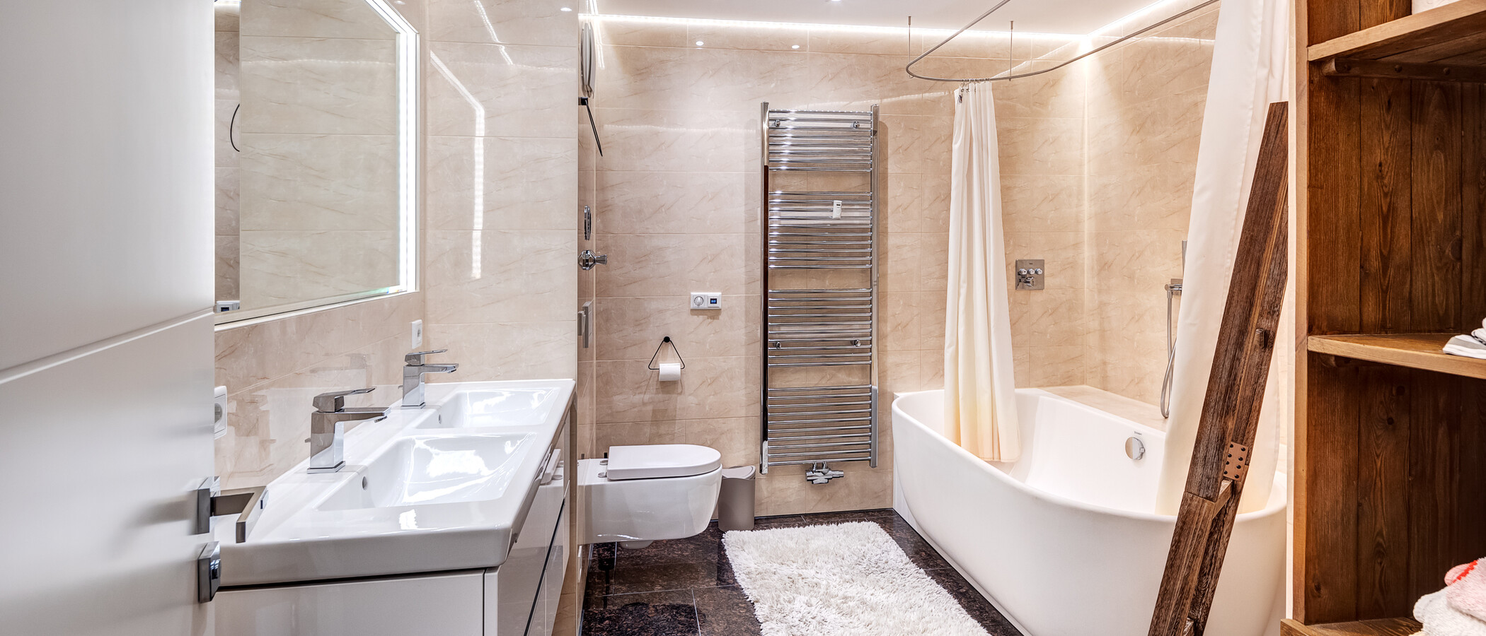appartement style maisonnette München Solln 01 1ère salle de bain 14193