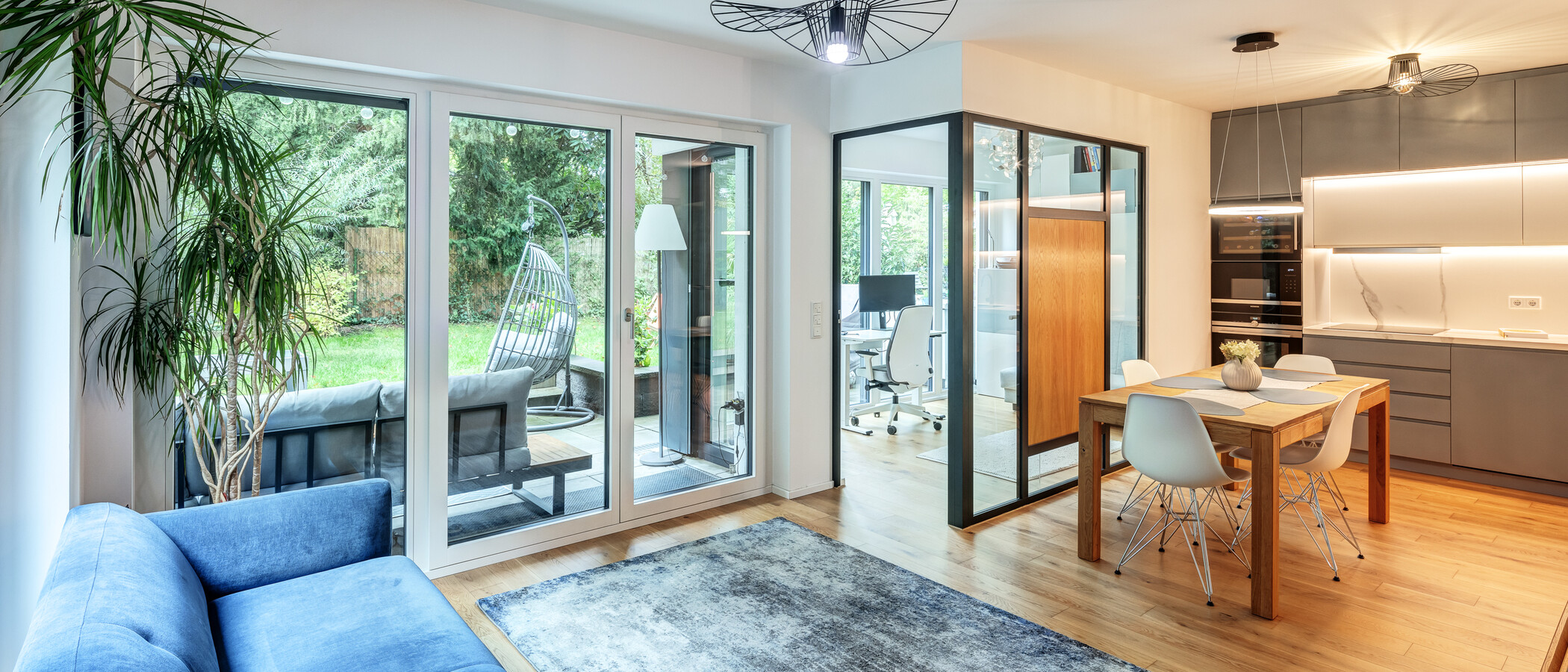 appartement avec jardin München Solln 01 pièce à vivre 14197
