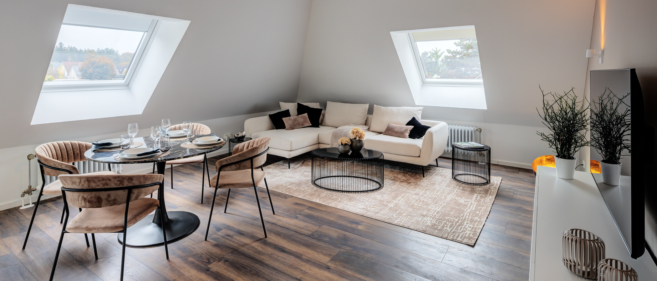 appartement avec terrasse sur le toit München Großhadern 01 pièce à vivre 14211