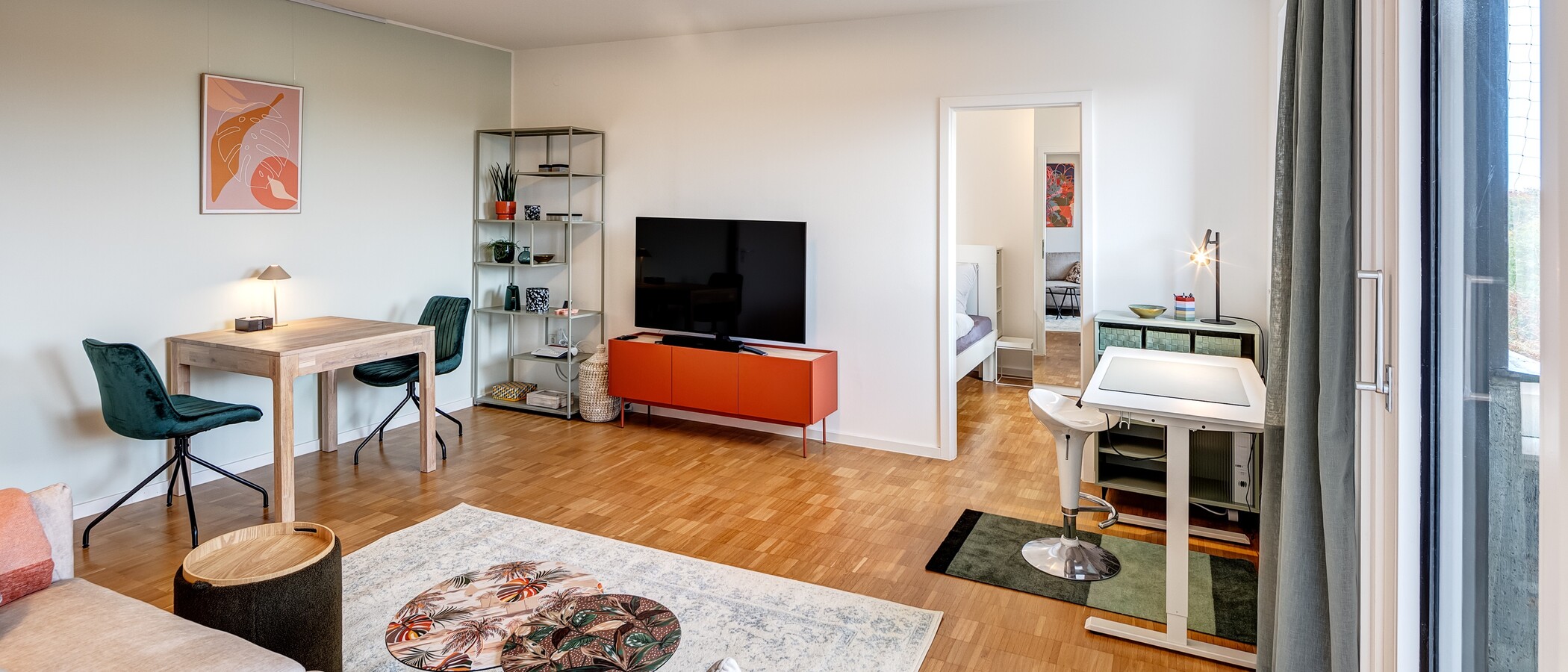 appartement München Schwabing (rechts der Leopoldstraße) 01 salle de séjour 14213