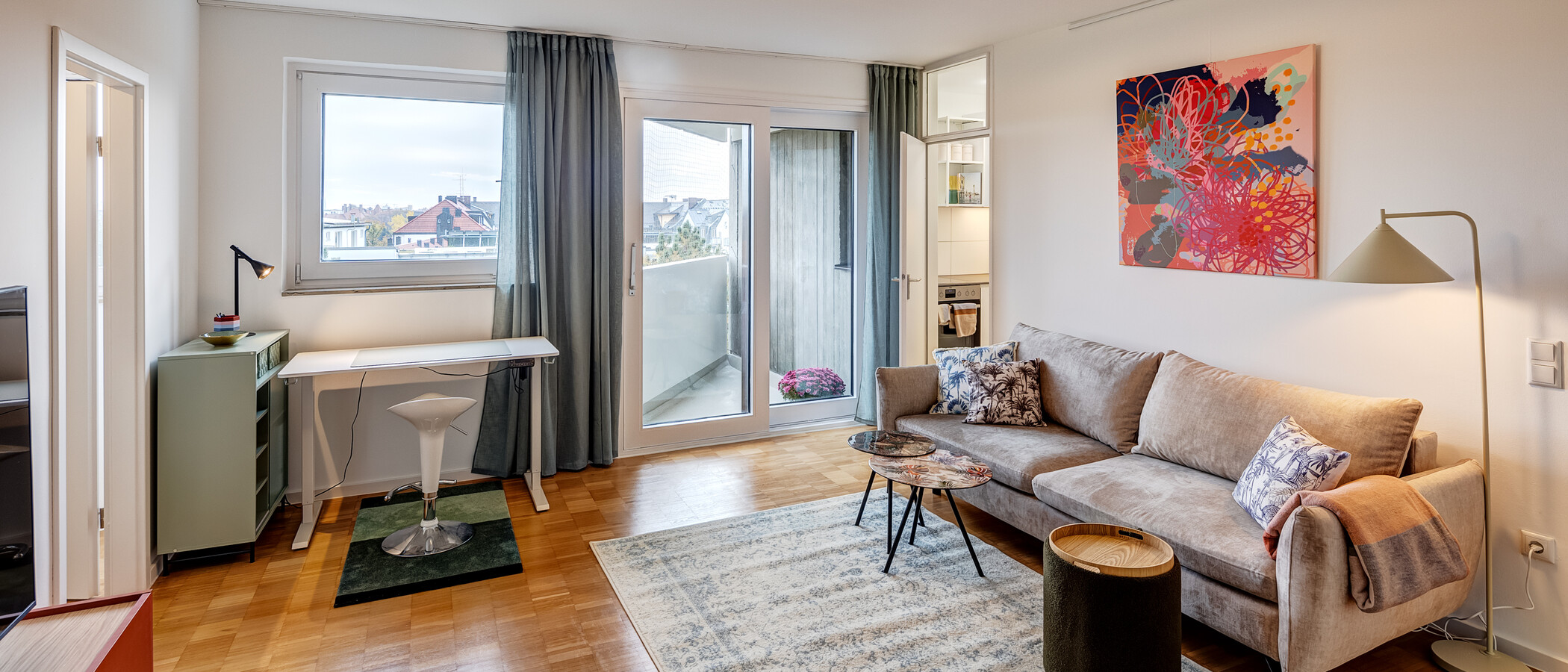 appartement München Schwabing (rechts der Leopoldstraße) 02 salle de séjour 14213