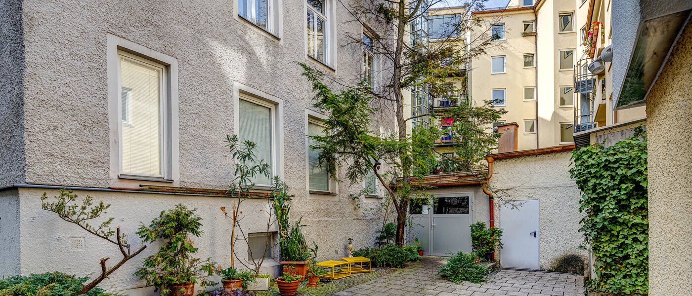 appartement München Lehel 02 cour intérieure 14214