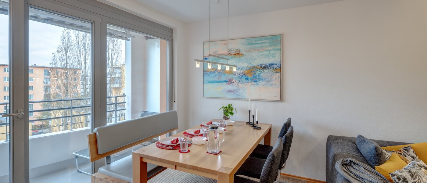 appartement München Milbertshofen 03 pièce à vivre 14220