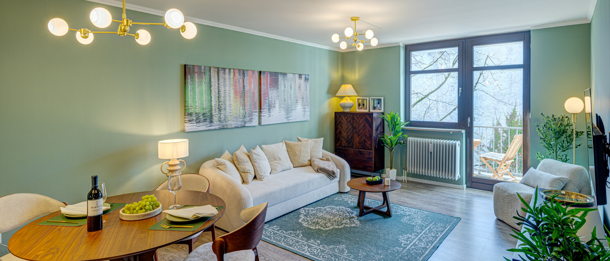 appartement München Schwanthalerhöhe 01 pièce à vivre 14233