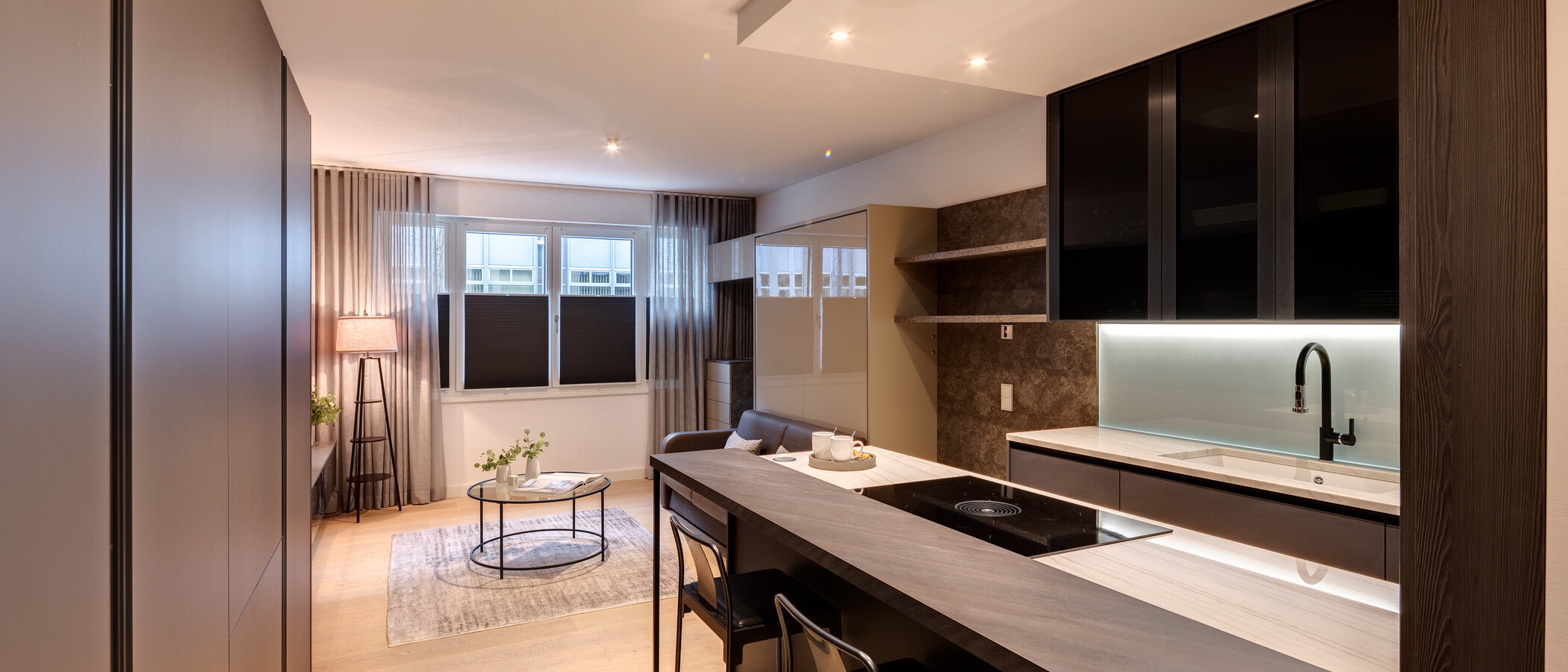 appartement München Maxvorstadt 02 pièce à vivre 14239