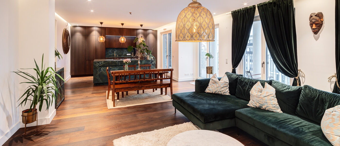 mansardé München Au 02 salle de séjour 14243