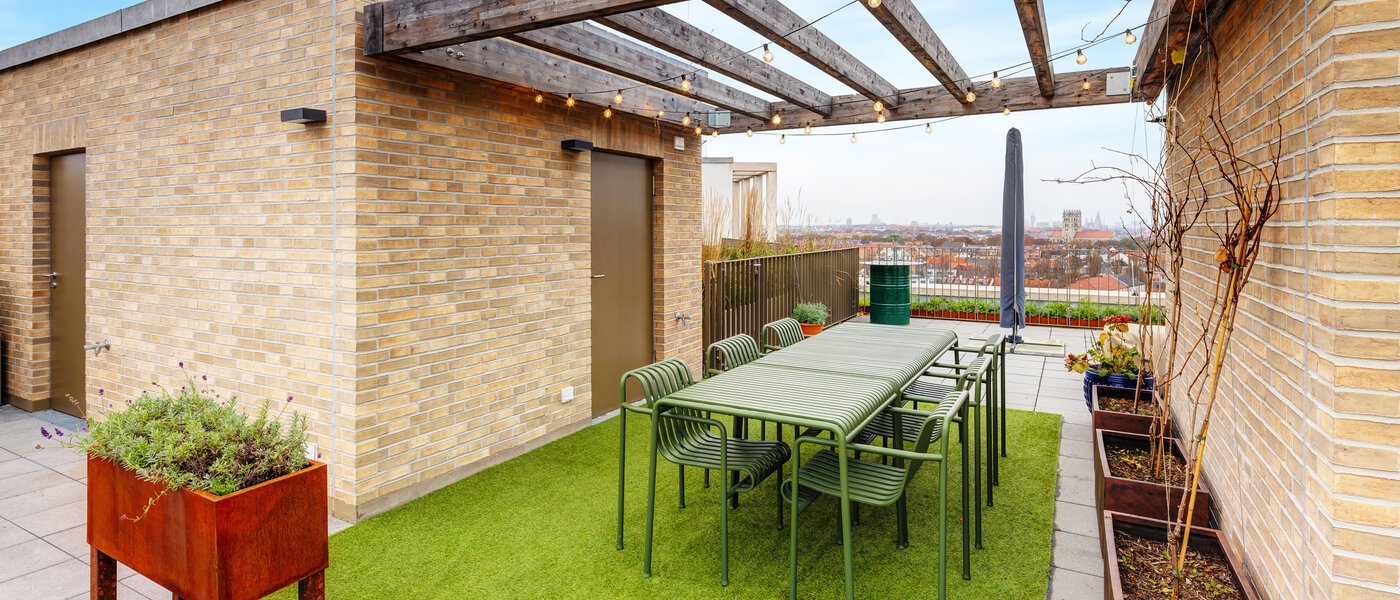 mansardé München Au 05 terrasse sur le toit 14243