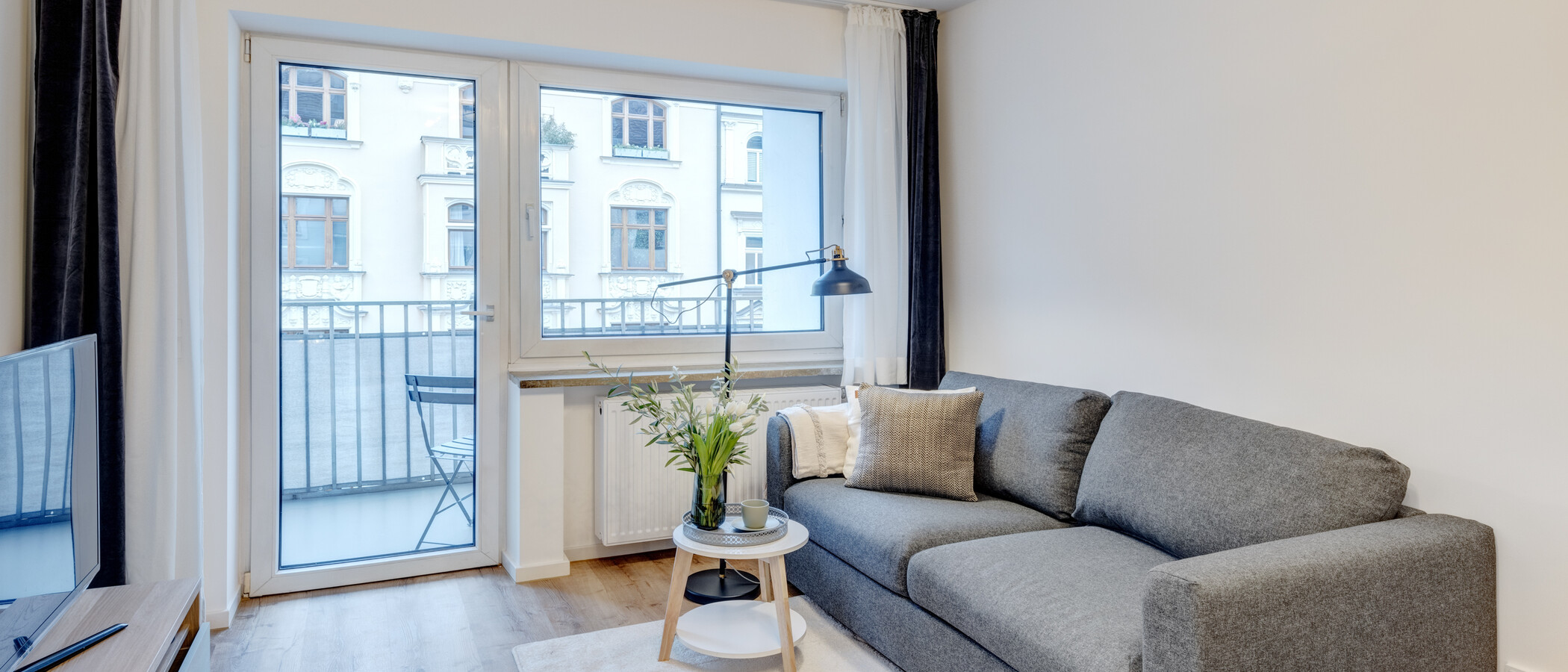 appartement München Maxvorstadt - Westen 01 pièce à vivre 14247