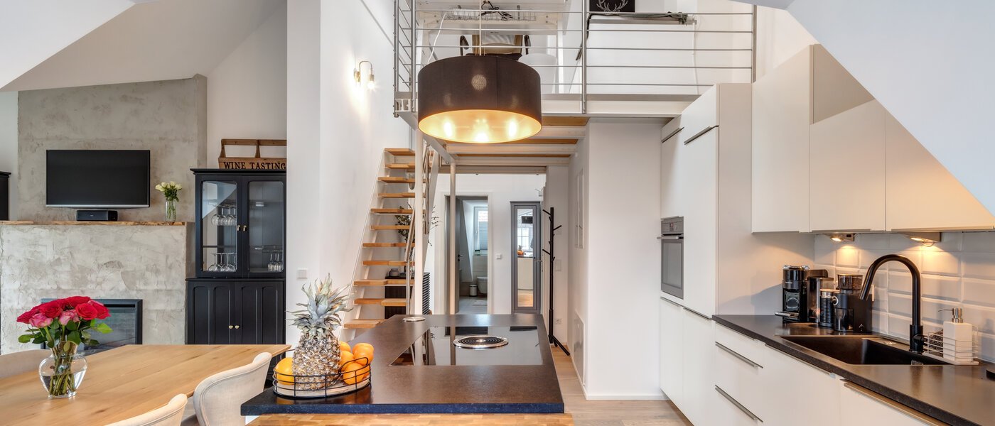 appartement sous les toits München Fasangarten 01 pièce à vivre 14268