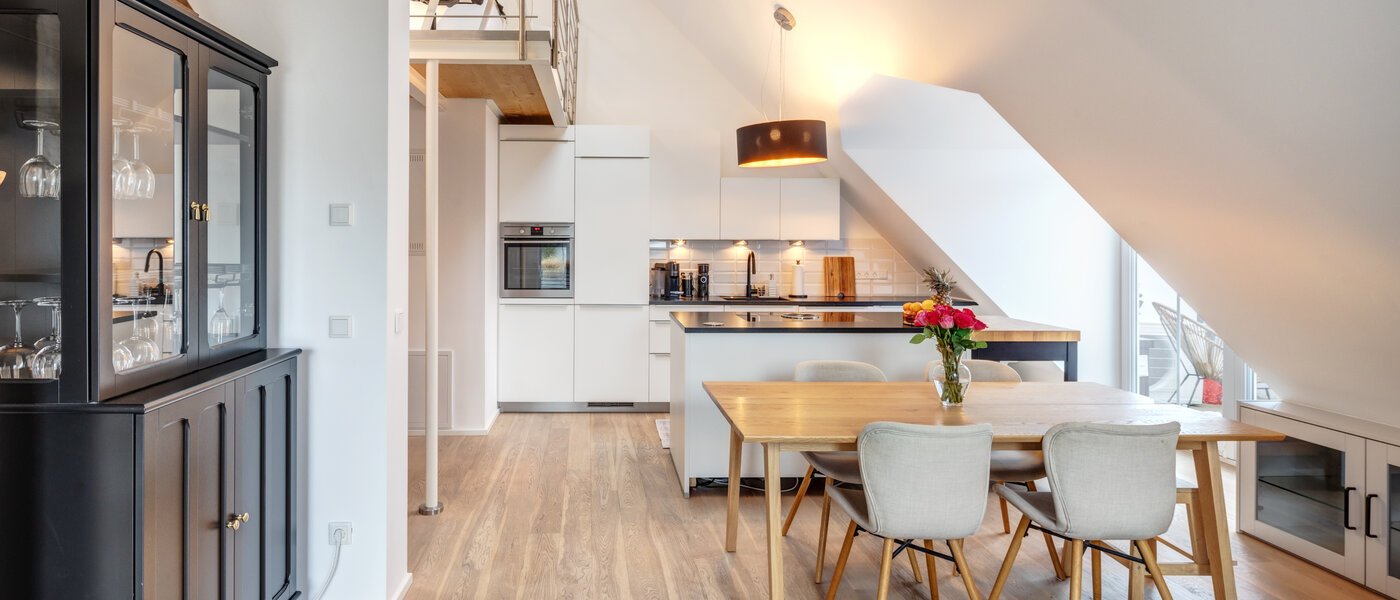 appartement sous les toits München Fasangarten 02 pièce à vivre 14268