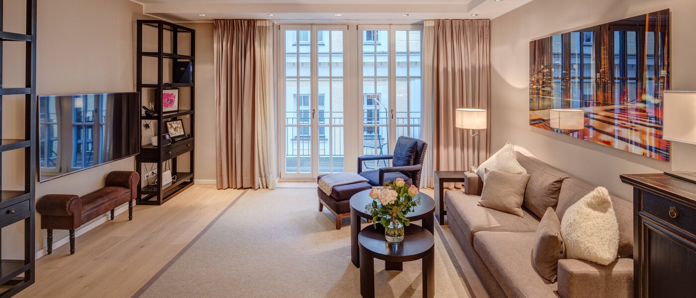 appartement München Altbogenhausen 01 pièce à vivre 14277