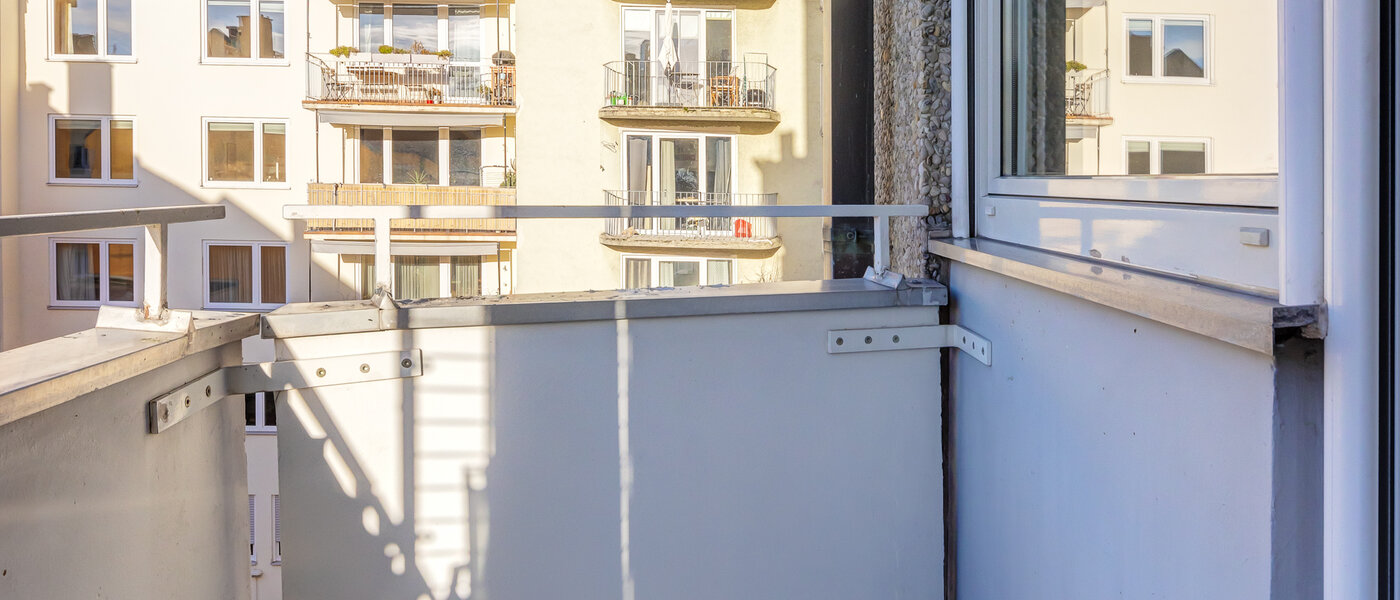 studio München Maxvorstadt - Universitätsviertel 02 balcon 14283