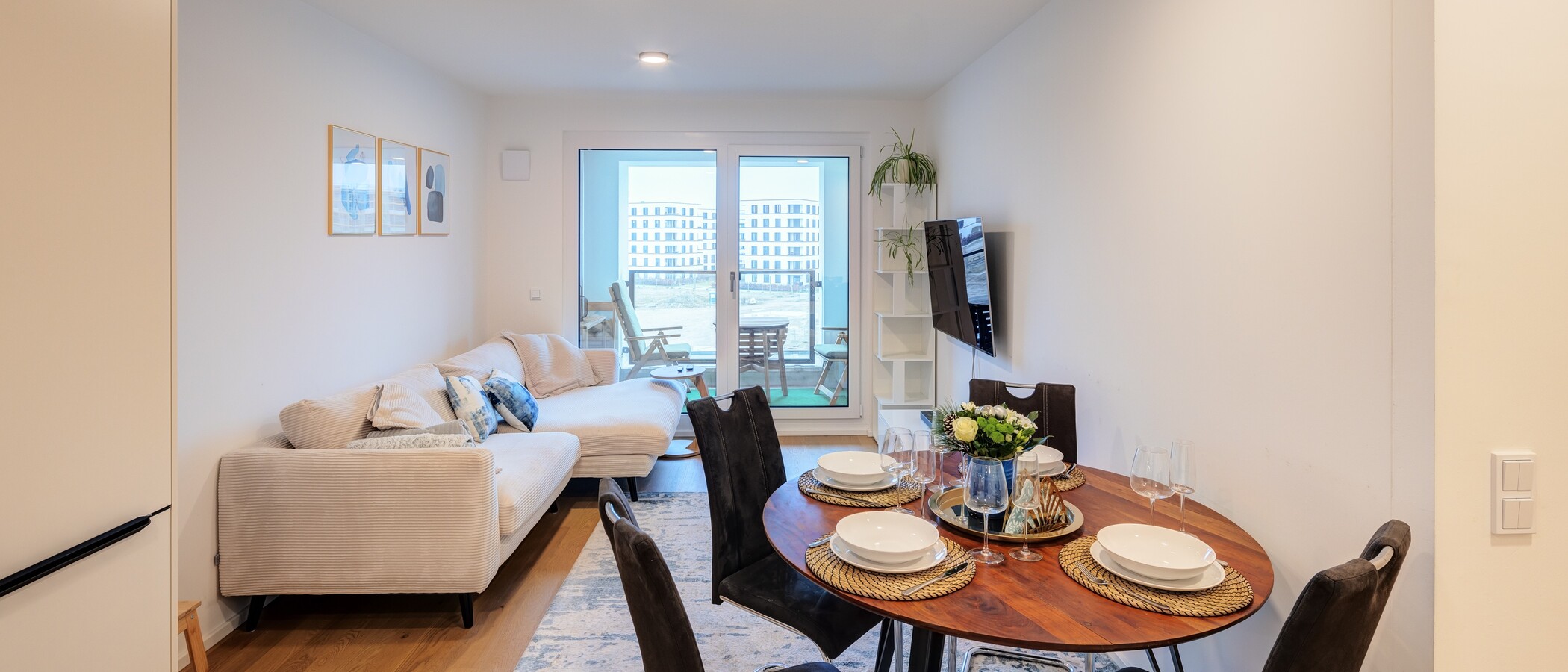 appartement München Neuperlach 01 pièce à vivre 14284
