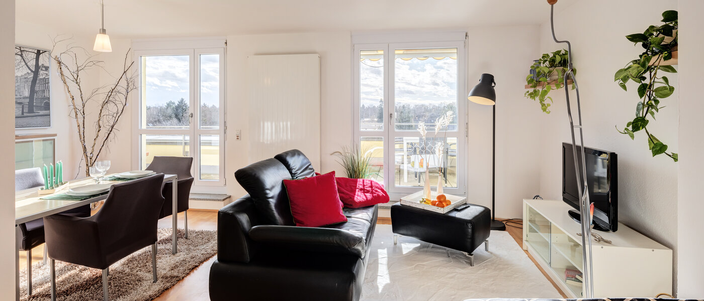 appartement avec terrasse sur le toit München Untermenzing 01 pièce à vivre 14293