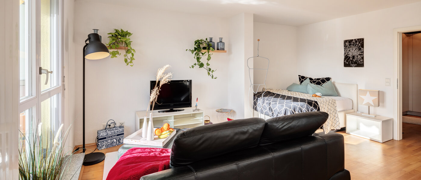 appartement avec terrasse sur le toit München Untermenzing 02 pièce à vivre 14293