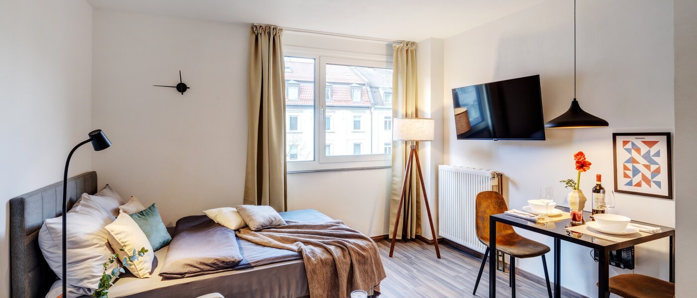 studio München Schwabing-West 01 pièce à vivre 14298