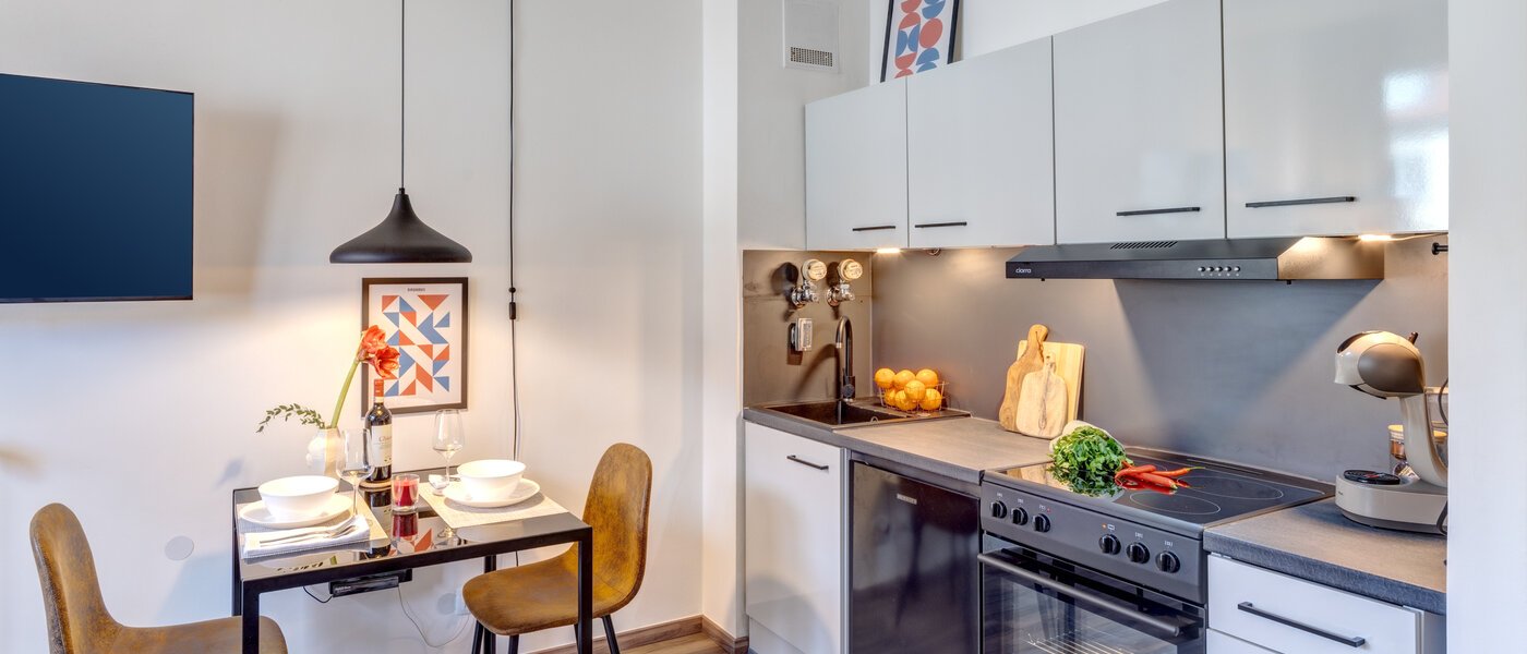 studio München Schwabing-West 02 pièce à vivre 14298