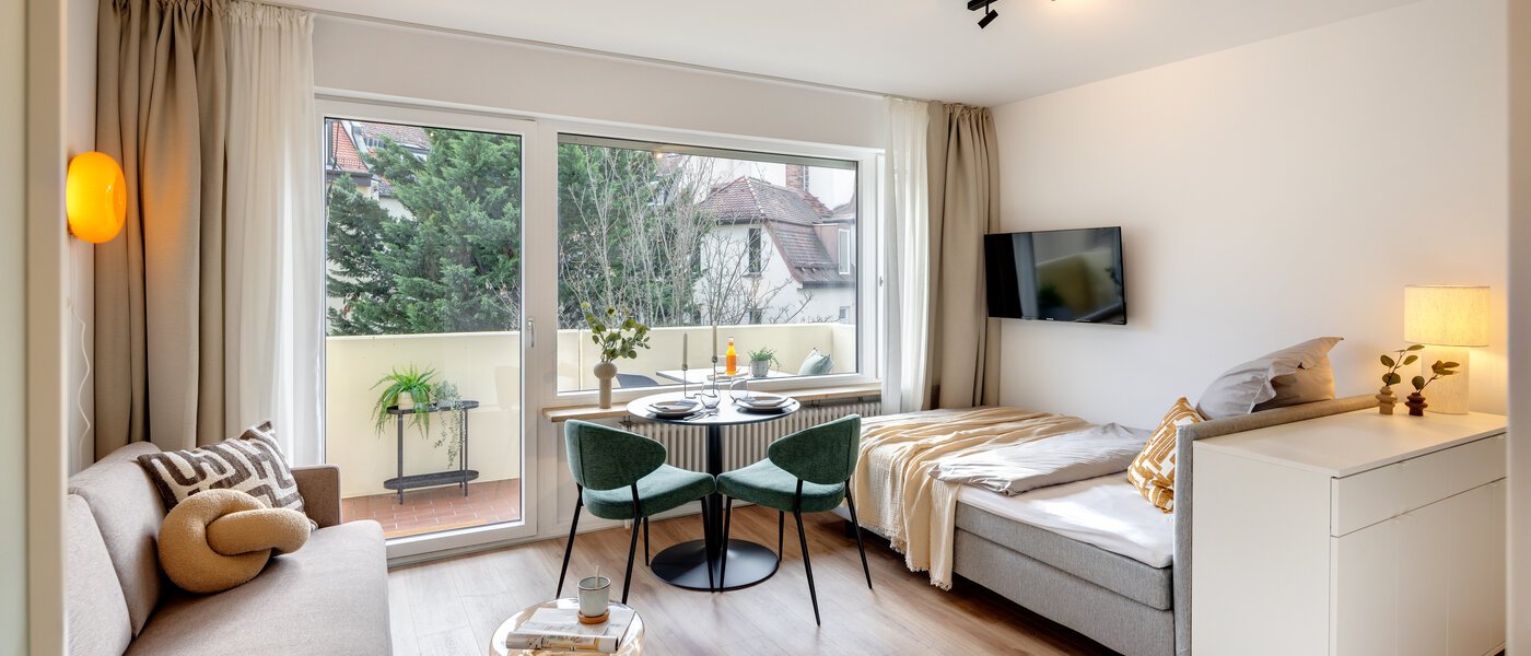 studio München Schwabing-Nord (zw. Leopoldstraße & Englischen Garten) 01 pièce à vivre 14305