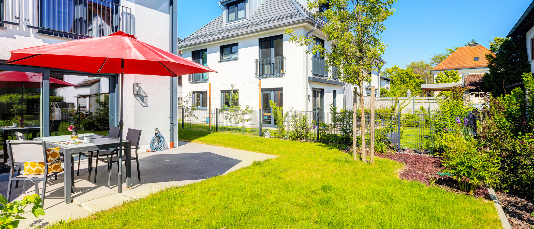 maison mitoyenne München Allach 04 jardin 14306