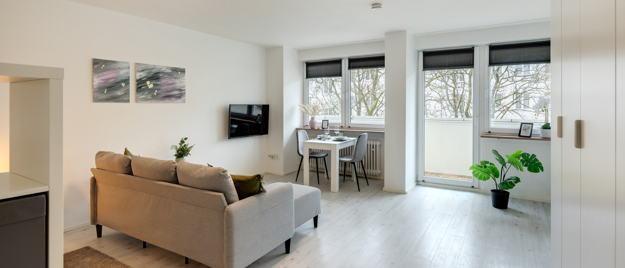 appartement München Untergiesing 01 pièce à vivre 14312