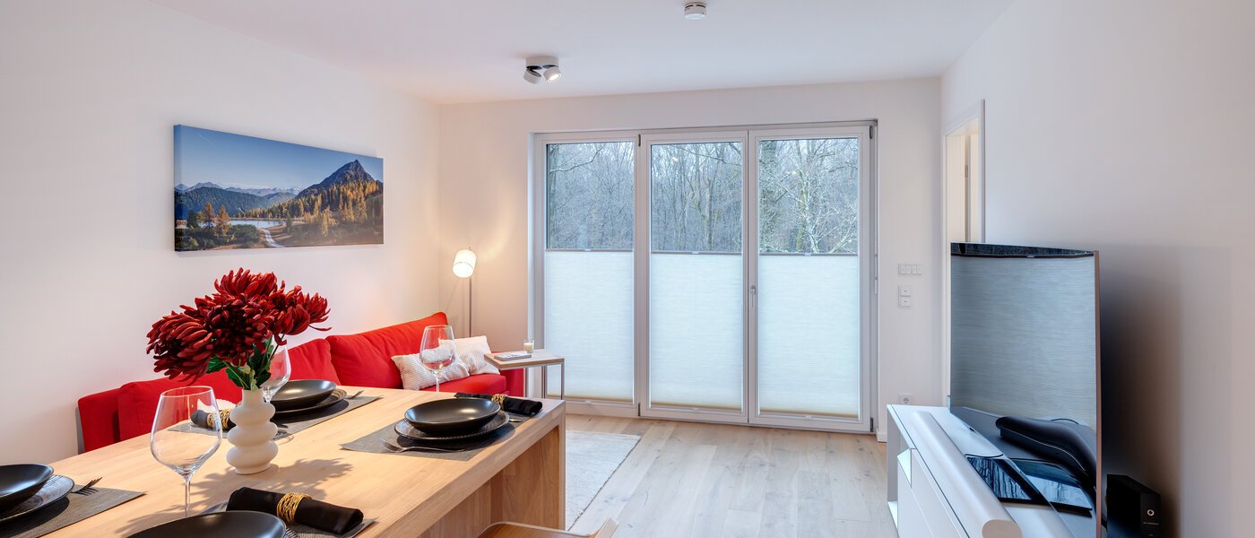 appartement München Harlaching 02 pièce à vivre 14313