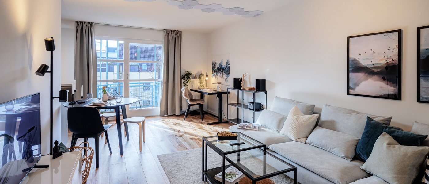 appartement München Sendling 01 pièce à vivre 14317