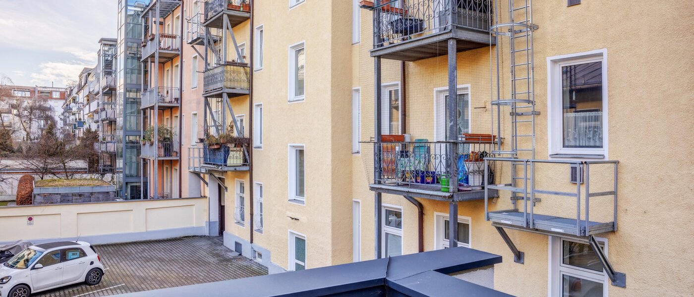 appartement style maisonnette München Glockenbachviertel 03 vue 14318