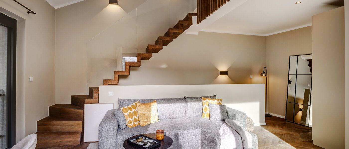 appartement style maisonnette München Glockenbachviertel 02 2ième pièce à vivre 14318