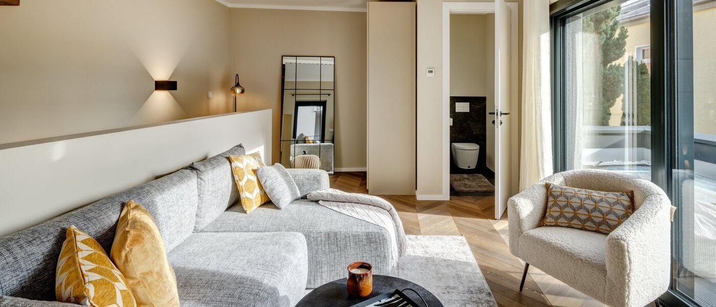 appartement style maisonnette München Glockenbachviertel 05 2ième pièce à vivre 14318