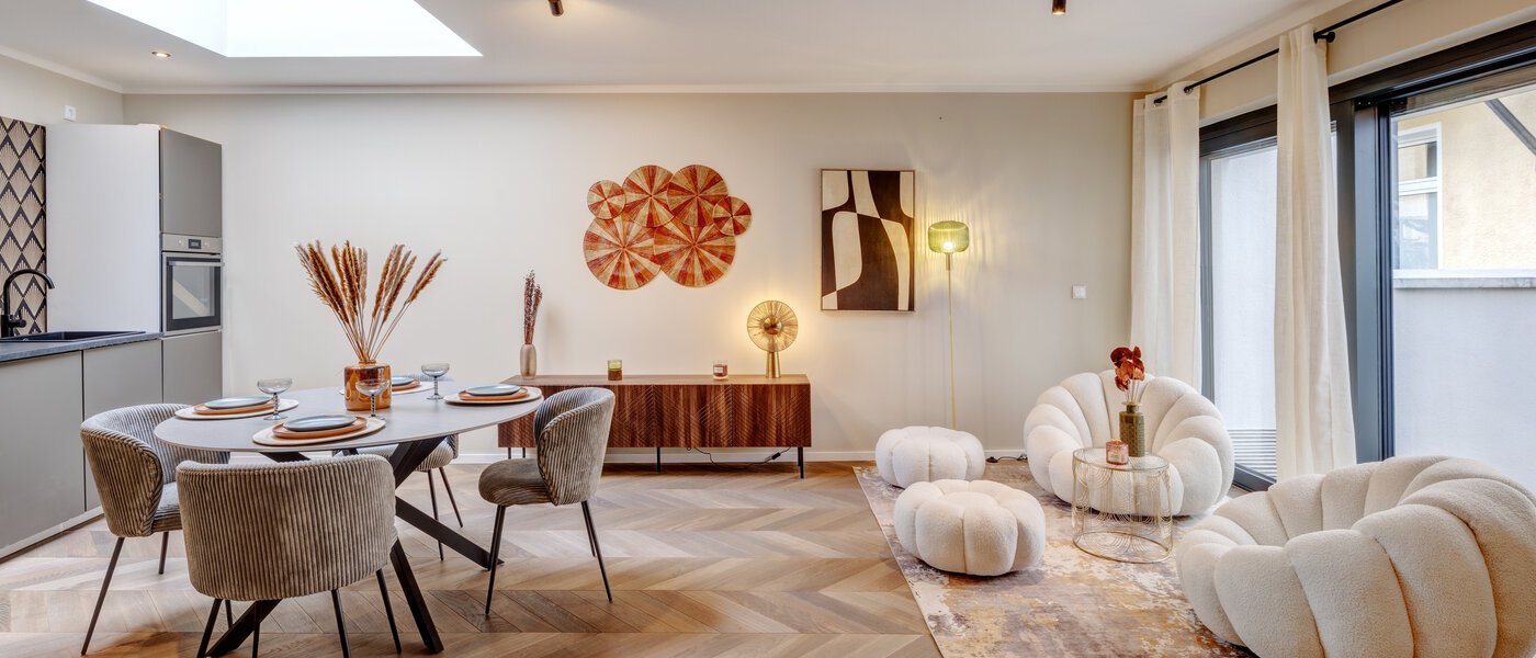 appartement style maisonnette München Glockenbachviertel 01 pièce à vivre 14318