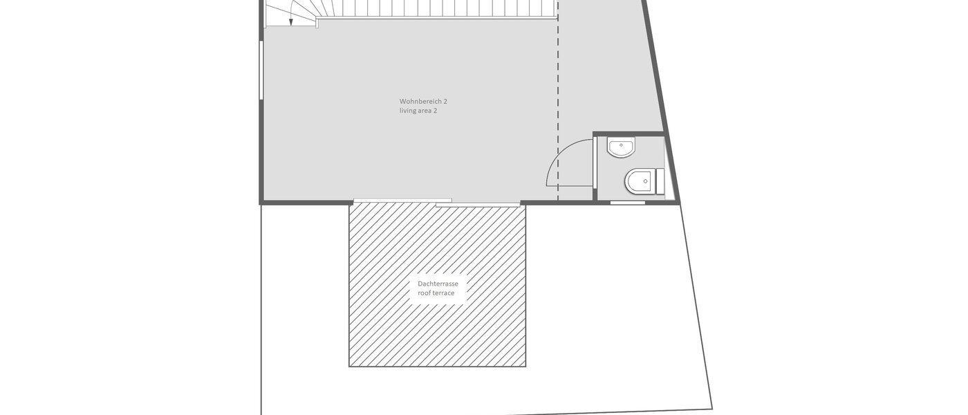 appartement style maisonnette München Glockenbachviertel 02 plan d'étage 14318