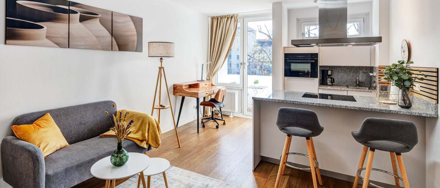 appartement München Milbertshofen 01 pièce à vivre 14324