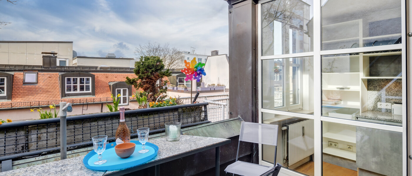 appartement München Maxvorstadt 02 balcon 14358