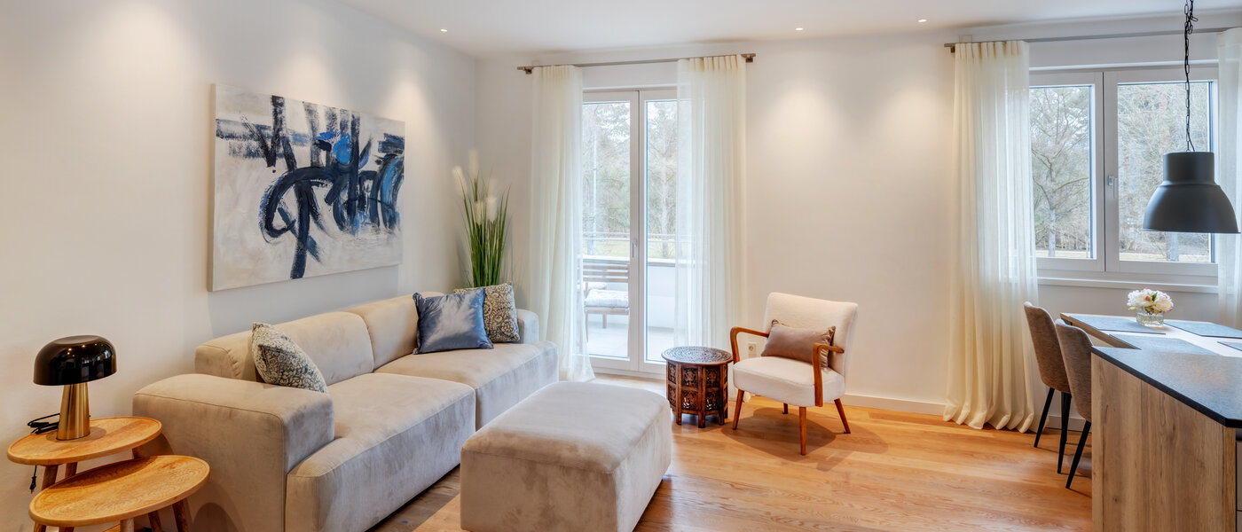 appartement München Harlaching 02 pièce à vivre 14361