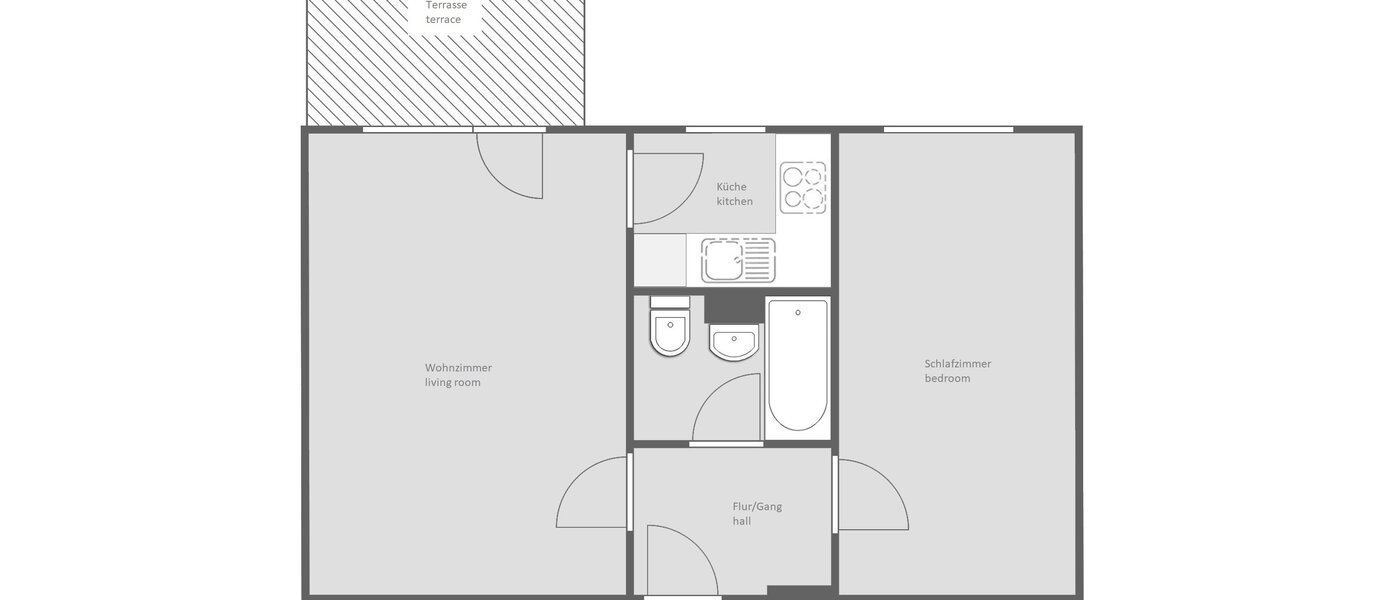 appartement Poing 01 plan d'étage 14380