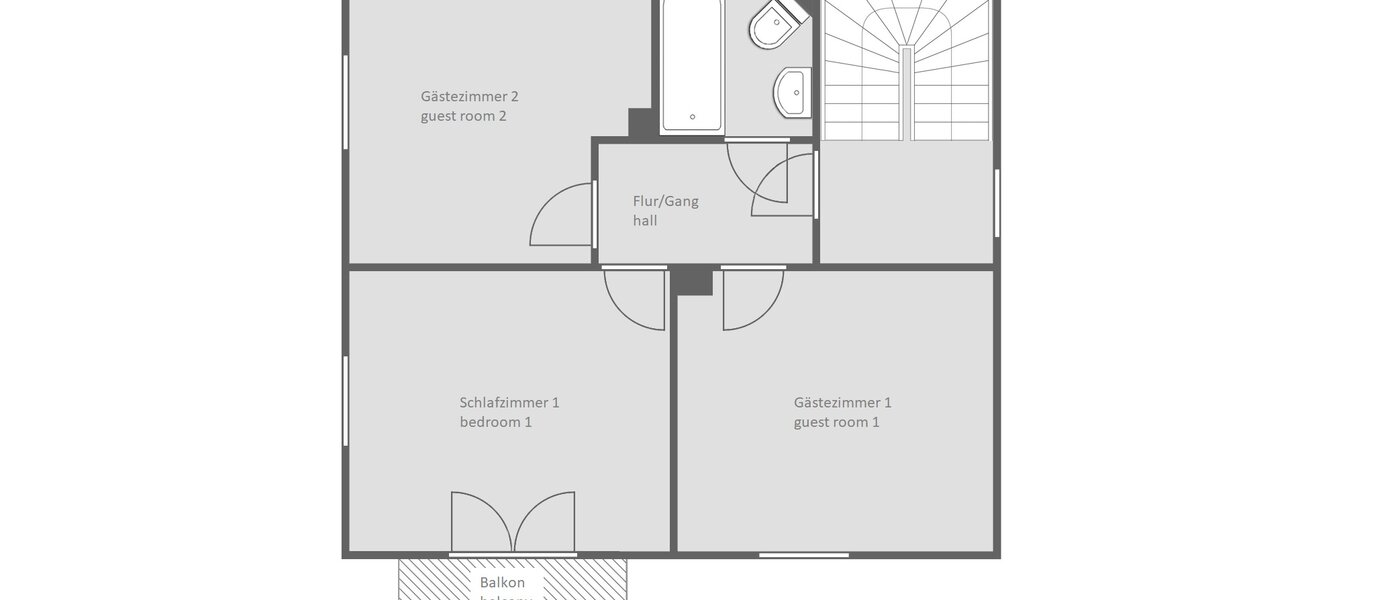 maison individuelle München Daglfing 02 plan d'étage 14387
