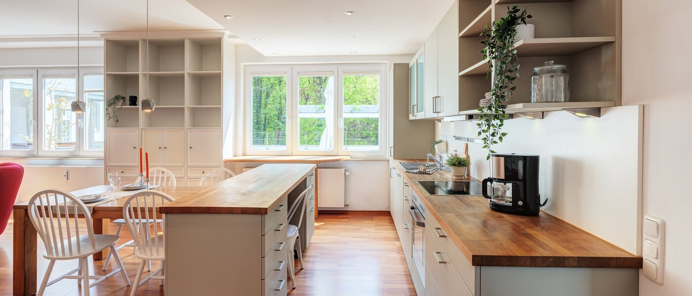 appartement avec terrasse sur le toit München Solln 01 cuisine 14396