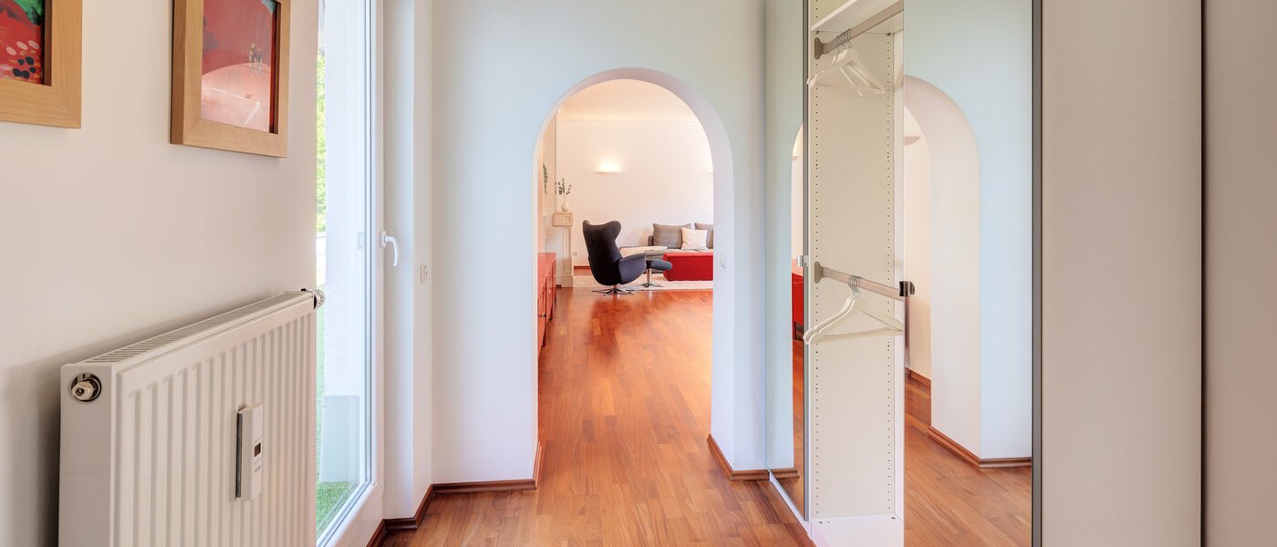 appartement avec terrasse sur le toit München Solln 02 entrée/couloir 14396